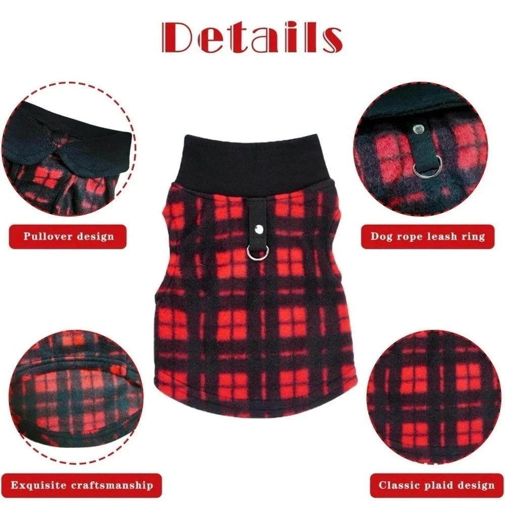Jacket Warm Dog Clothes Winter Outfits for Puppy Small breed Dogs Cat Pets